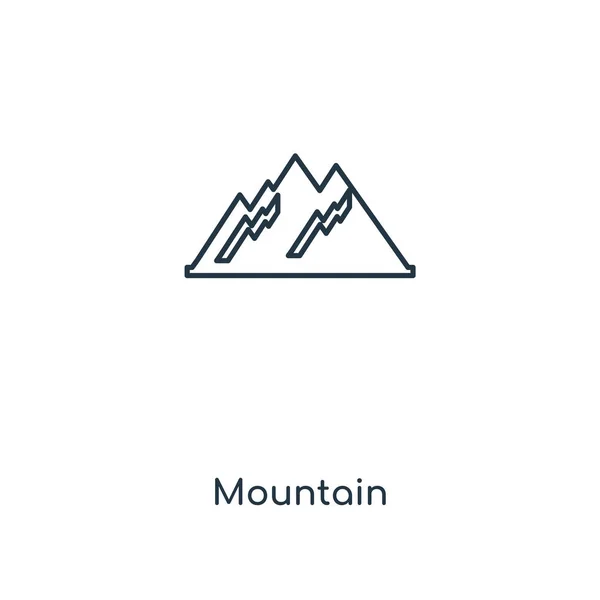 Mountain Icon Trendy Design Style Mountain Icon Isolated White Background — Stock Vector