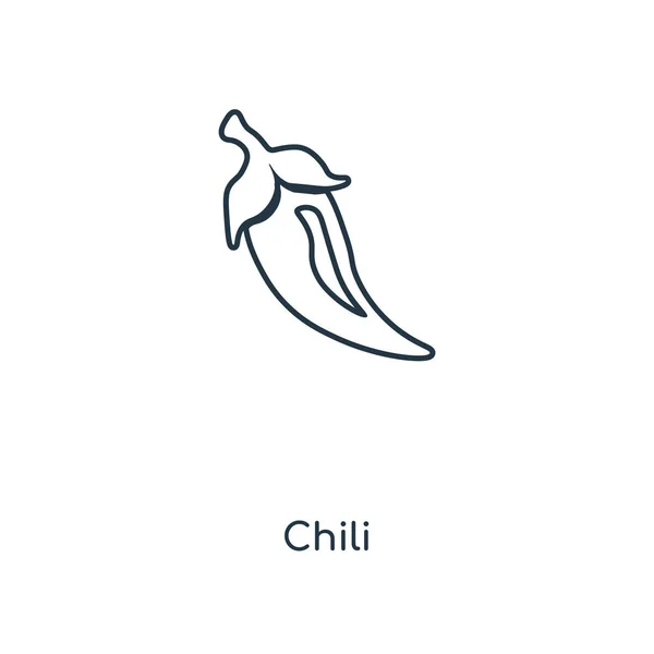 Chili Icon Trendy Design Style Chili Icon Isolated White Background Royalty Free Stock Vectors