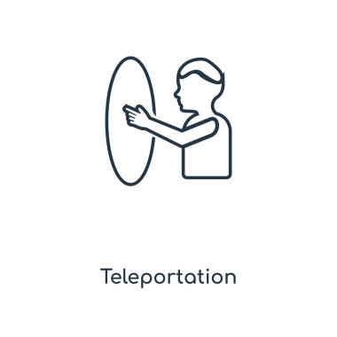 modaya uygun bir tasarım tarzı ışınlama simgesi. Beyaz arka plan üzerinde izole ışınlanma simgesi. ışınlanma vektör simgesi basit ve modern düz simgesi web sitesi, mobil, logo, app, UI. ışınlanma simge vektör çizim, Eps10.