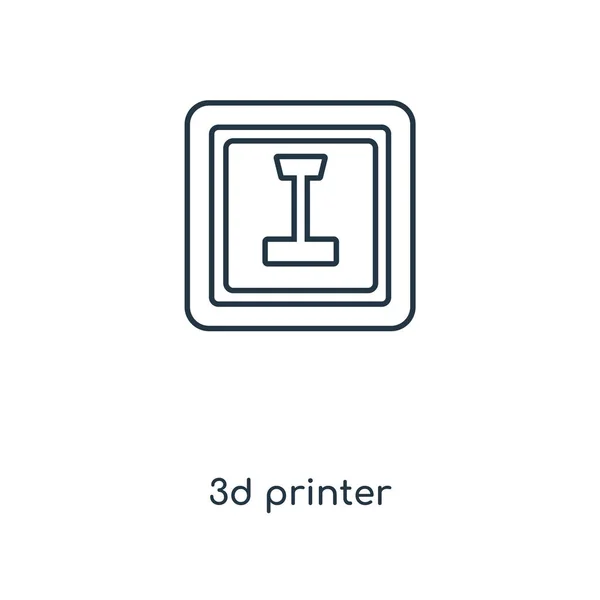 Icono Impresora Estilo Diseño Moda Icono Impresora Aislado Sobre Fondo — Archivo Imágenes Vectoriales