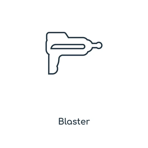 Ícone Blaster Estilo Design Moderno Ícone Blaster Isolado Fundo Branco — Vetor de Stock