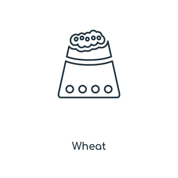 Икона Пшеницы Модном Дизайне Иконка Пшеницы Изолированы Белом Фоне Значок — стоковый вектор