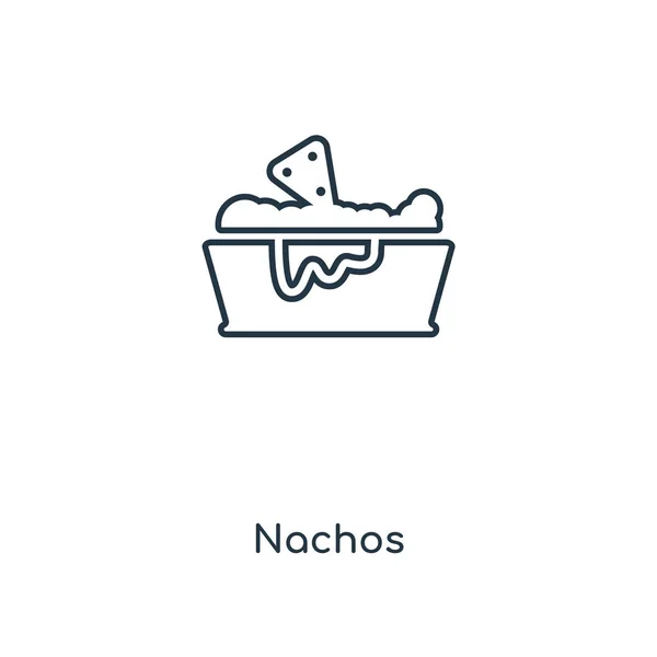 Nachos Icon Trendy Design Style Nachos Icon Isolated White Background — Stock Vector