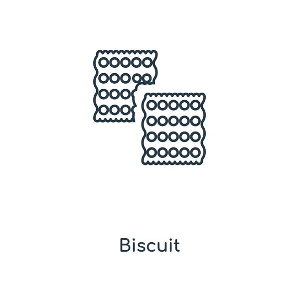 时尚设计风格的饼干图标 在白色背景上隔离的饼干图标 饼干矢量图标简单和现代平面符号为网站 应用程序 饼干图标向量例证 Eps10 — 图库矢量图片