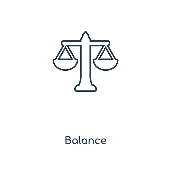 Icono Equilibrio Estilo Diseño Moda Icono Equilibrio Aislado Sobre Fondo — Vector de stock