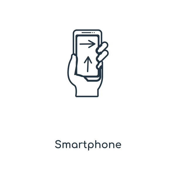 Иконка Смартфона Модном Дизайне Иконка Смартфона Выделена Белом Фоне Значок — стоковый вектор