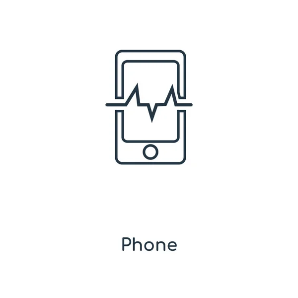 Иконка Телефона Стиле Модного Дизайна Иконка Телефона Изолирована Белом Фоне — стоковый вектор