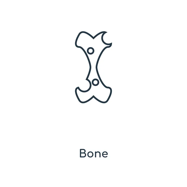 Knochen Ikone Trendigen Design Stil Knochensymbol Isoliert Auf Weißem Hintergrund — Stockvektor