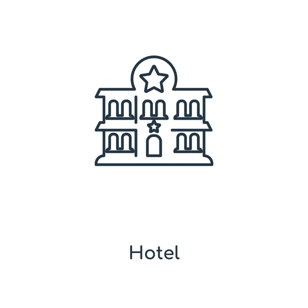 hotel icon in trendy design style. hotel icon isolated on white background. hotel vector icon simple and modern flat symbol for web site, mobile, logo, app, UI. hotel icon vector illustration, EPS10.