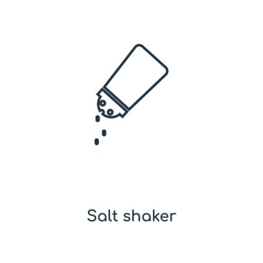 salt shaker icon in trendy design style. salt shaker icon isolated on white background. salt shaker vector icon simple and modern flat symbol for web site, mobile, logo, app, UI. salt shaker icon vector illustration, EPS10. clipart