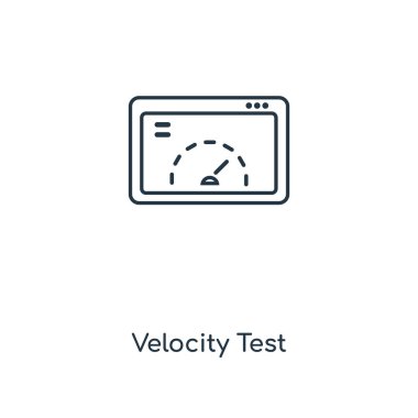 hız testi simgesi modaya uygun bir tasarım tarzı. hız testi simgesi beyaz arka plan üzerinde izole. hız testi vektör simgesi basit ve modern düz simgesi web sitesi, mobil, logo, app, UI. hız testi simge vektör çizim, Eps10.
