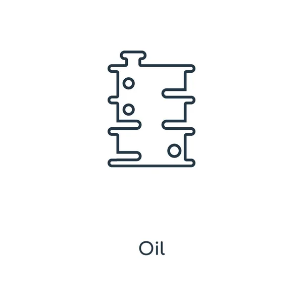 Olej Ikona Modny Styl Olej Ikona Białym Tle Olej Ikona — Wektor stockowy