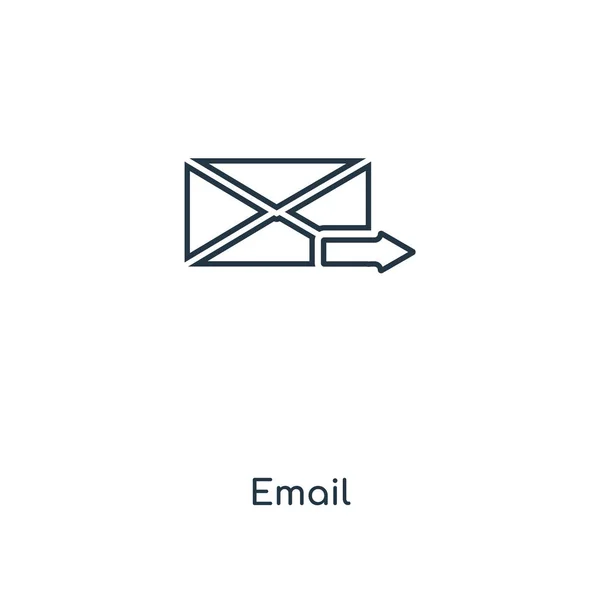 Иконка Электронной Почты Стиле Модного Дизайна Значок Электронной Почты Изолирован — стоковый вектор