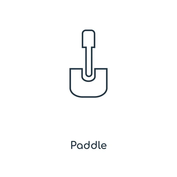トレンディなデザイン スタイルのパドルのアイコン パドルのアイコンは 白い背景で隔離 パドルの Web サイト アプリ ベクトル アイコン — ストックベクタ