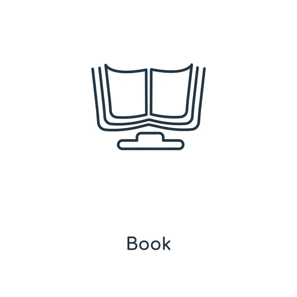 Βιβλίο Εικονίδιο Στην Μοντέρνα Στυλ Σχεδιασμού Εικονίδιο Βιβλίου Που Απομονώνονται — Διανυσματικό Αρχείο