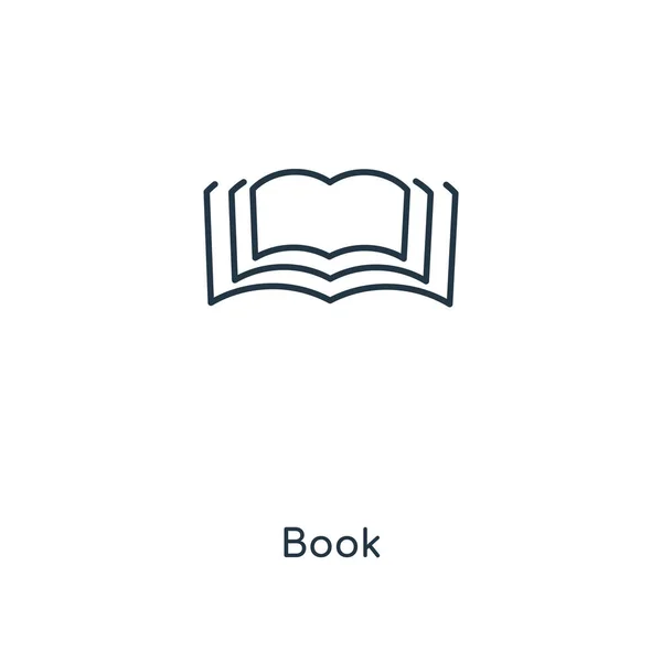 Book Icon Trendy Design Style Book Icon Isolated White Background — Stock Vector