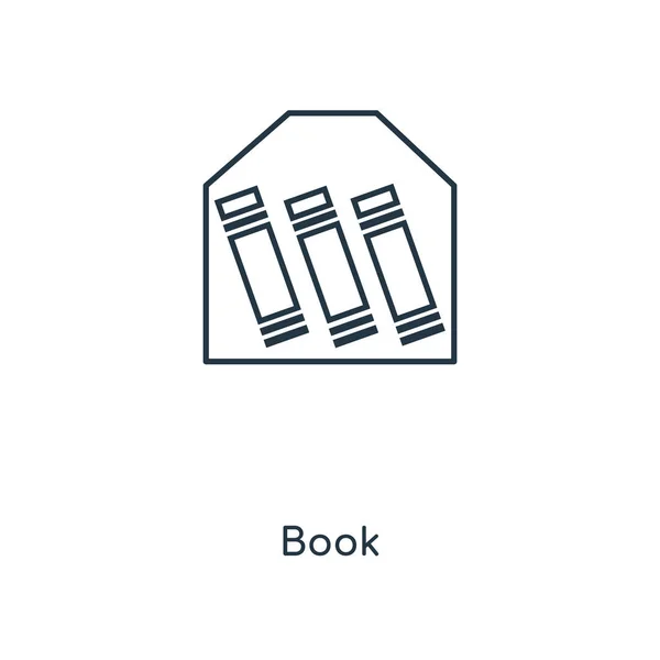 Icono Del Libro Estilo Diseño Moda Icono Del Libro Aislado — Vector de stock