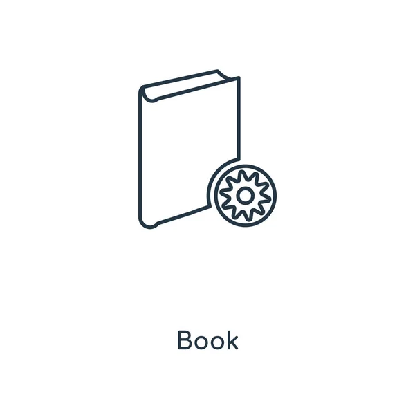 Icono Del Libro Estilo Diseño Moda Icono Del Libro Aislado — Vector de stock