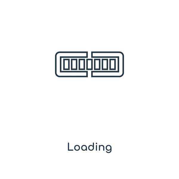 Ikona Ładowania Modny Styl Ładowanie Białym Tle Białym Tle Ładowanie — Wektor stockowy
