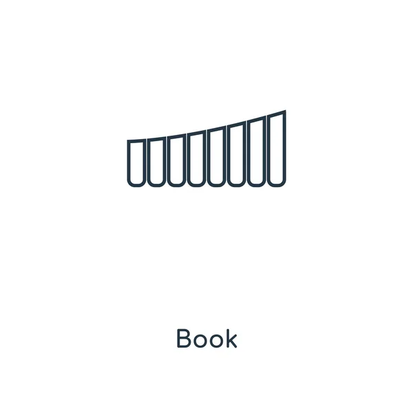 Icône Livre Dans Style Design Mode Icône Livre Isolé Sur — Image vectorielle