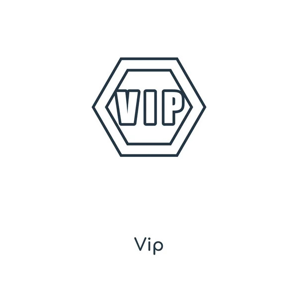 Vip Ikonen Trendig Designstil Vip Icon Isolerad Vit Bakgrund Vip — Stock vektor