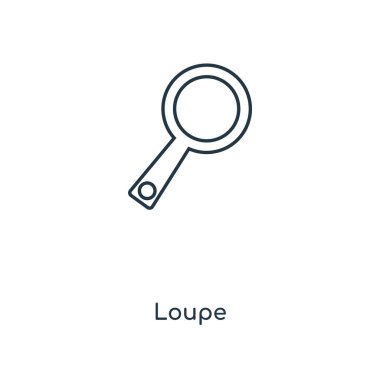 büyüteç simgesini modaya uygun bir tasarım tarzı. Beyaz arka plan üzerinde izole Büyüteç simgesi. Büyüteç vektör simgesi basit ve modern düz simgesi web sitesi, mobil, logo, app, UI. büyüteç simgesini vektör çizim, Eps10.