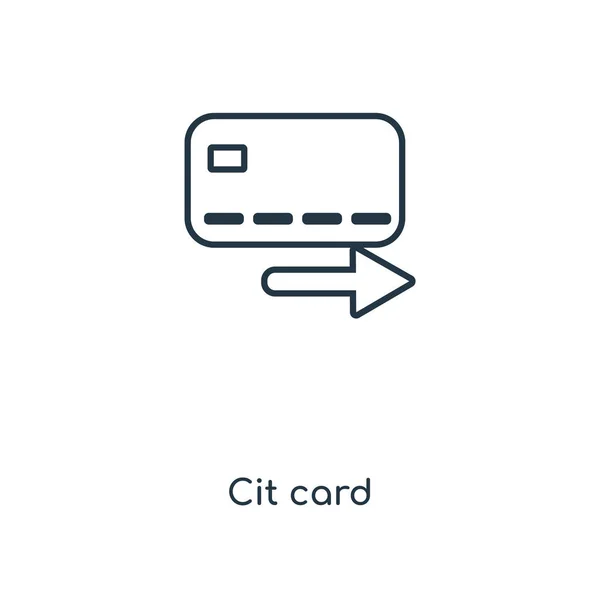 Πιστωτική Κάρτα Εικονίδιο Στην Μοντέρνα Στυλ Σχεδιασμού Πιστωτική Κάρτα Εικονίδιο — Διανυσματικό Αρχείο