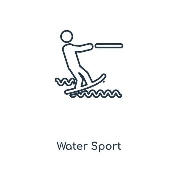 water sport icon in trendy design style. water sport icon isolated on white background. water sport vector icon simple and modern flat symbol for web site, mobile, logo, app, UI. water sport icon vector illustration, EPS10.