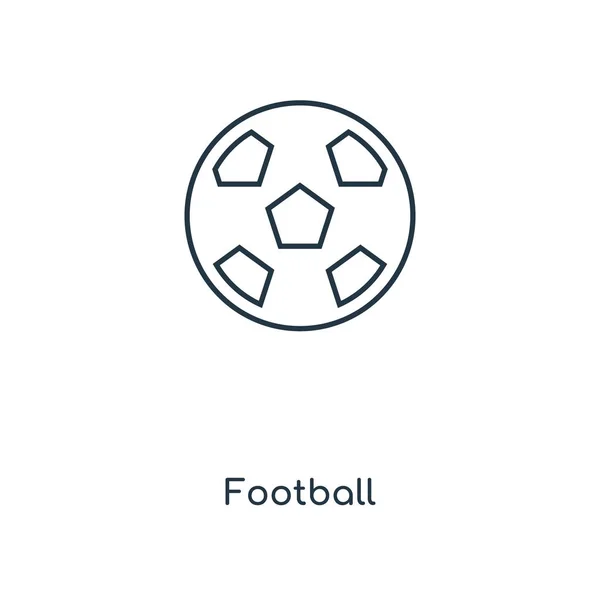 Icône Football Dans Style Design Mode Icône Football Isolé Sur — Image vectorielle