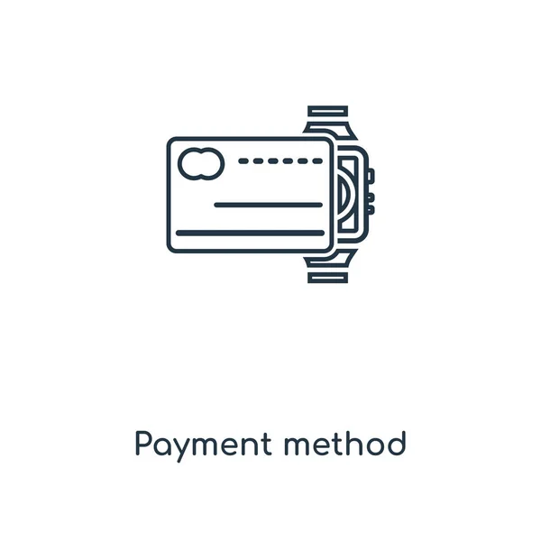 Icône Méthode Paiement Dans Style Design Mode Icône Mode Paiement — Image vectorielle