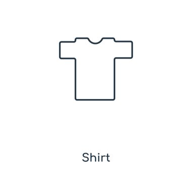 gömlek simgesini modaya uygun bir tasarım tarzı. Beyaz arka plan üzerinde izole gömlek simgesi. gömlek vektör simgesi basit ve modern düz simgesi web sitesi, mobil, logo, app, UI. gömlek simge vektör çizim, Eps10.