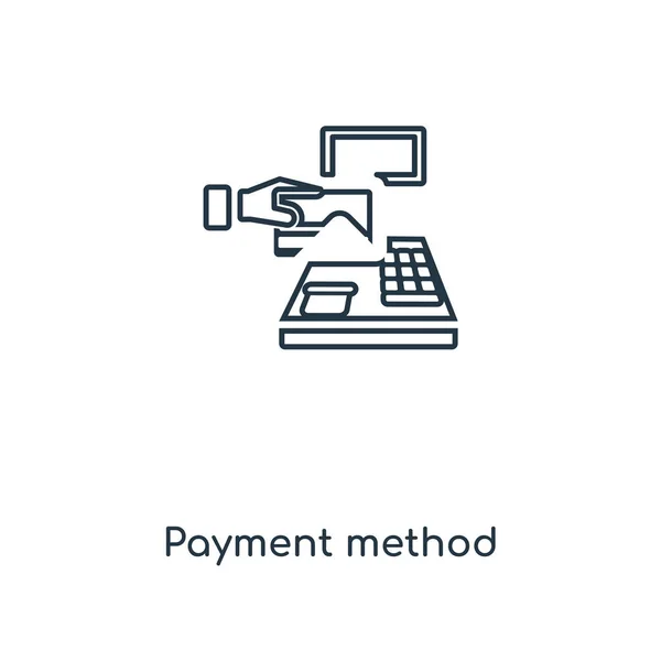 Icône Méthode Paiement Dans Style Design Mode Icône Mode Paiement — Image vectorielle