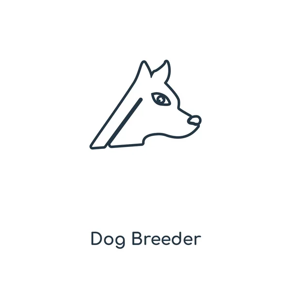 Σκύλος Κτηνοτρόφος Εικονίδιο Στην Μοντέρνα Στυλ Σχεδιασμού Σκύλος Εικονίδιο Κτηνοτρόφος — Διανυσματικό Αρχείο