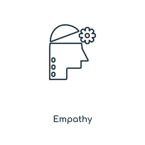 Icône Empathie Dans Style Design Mode Icône Empathie Isolée Sur — Image vectorielle