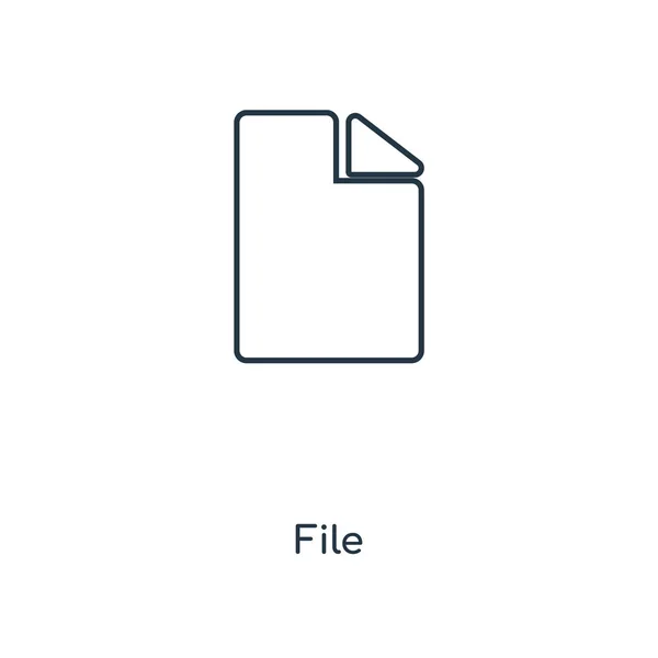 Icona Del File Stile Design Alla Moda Icona Del File — Vettoriale Stock