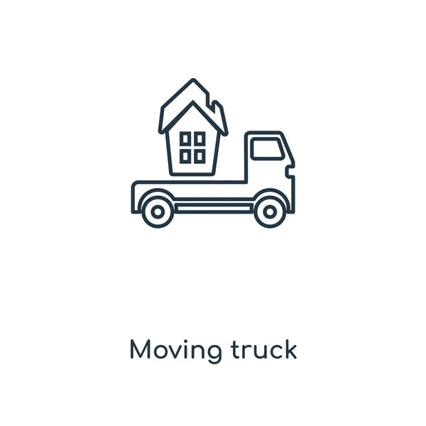 Moving Truck Icon Trendy Design Style Moving Truck Icon Isolated — Stock Vector