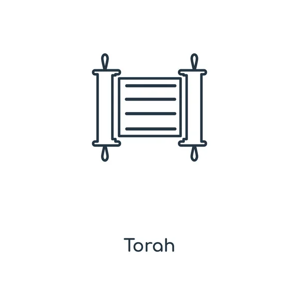 Icône Torah Dans Style Design Mode Icône Torah Isolé Sur — Image vectorielle