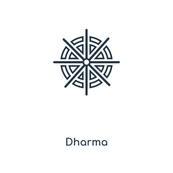 dharma icon in trendy design style. dharma icon isolated on white background. dharma vector icon simple and modern flat symbol for web site, mobile, logo, app, UI. dharma icon vector illustration, EPS10.
