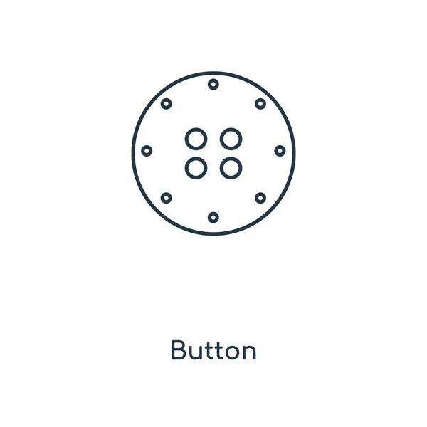 Ícone Botão Estilo Design Moderno Ícone Botão Isolado Fundo Branco — Vetor de Stock