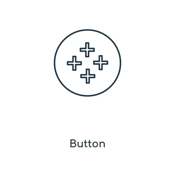 トレンディなデザイン スタイルのボタン アイコン ボタンのアイコンは 白い背景で隔離 ボタンの Web サイト アプリ ベクトル — ストックベクタ