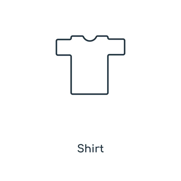 Shirt Pictogram Trendy Stijl Shirt Pictogram Geïsoleerd Een Witte Achtergrond — Stockvector