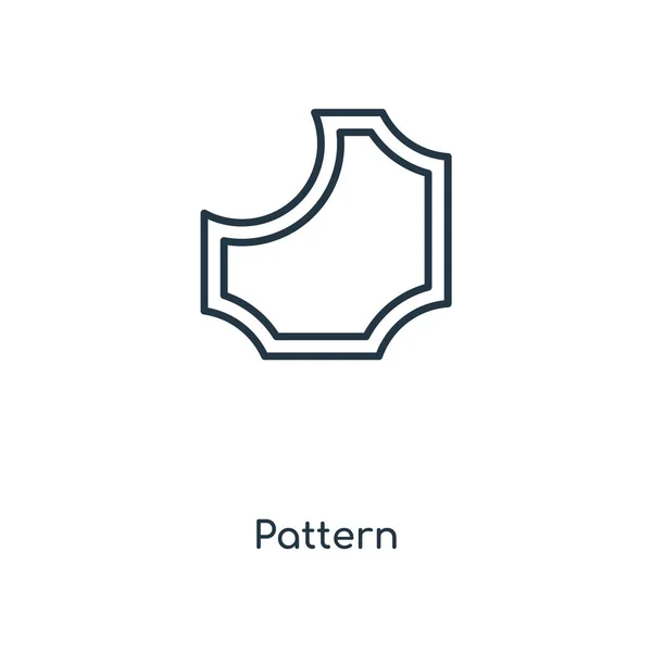 Icono Patrón Estilo Diseño Moda Icono Patrón Aislado Sobre Fondo — Vector de stock