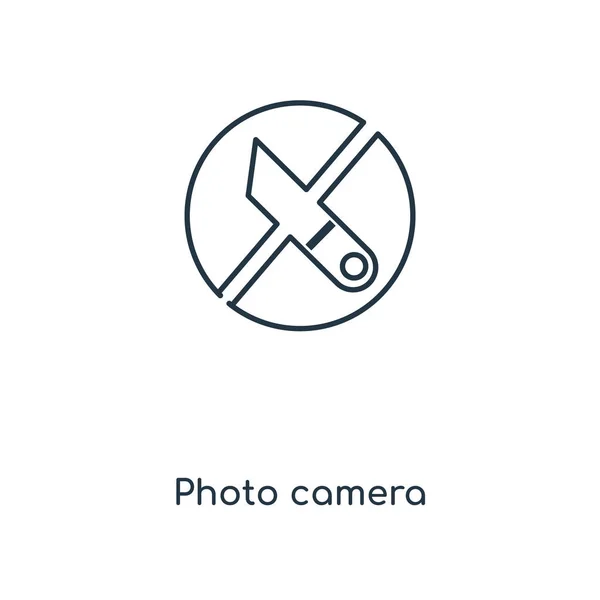 Ikona Kamery Foto Módní Design Stylu Ikona Kamery Foto Izolovaných — Stockový vektor