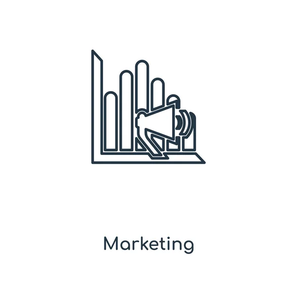 Marketing Icon Trendy Design Style Marketing Icon Isolated White Background — Stock Vector
