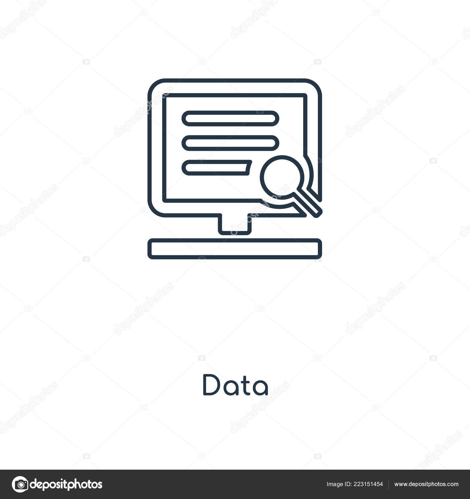 Data Icon Trendy Design Style Data Icon Isolated White Background Vector Image By C Topvectorstock Vector Stock Data Icon Trendy Design Style Data Icon Isolated White Background Vector Image By C Topvectorstock Vector Stock