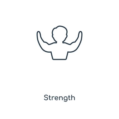 modaya uygun bir tasarım tarzı güç simgesi. Beyaz arka plan üzerinde izole güç simgesi. gücü vektör simgesi basit ve modern düz simgesi web sitesi, mobil, logo, app, UI. gücü simge vektör çizim, Eps10.