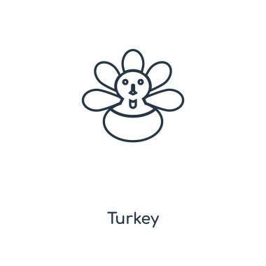 Türkiye'nin simgesi modaya uygun bir tasarım tarzı. Türkiye'nin simgesi beyaz arka plan üzerinde izole. Türkiye'de vektör simgesi basit ve modern düz simgesi web sitesi, mobil, logo, app, UI. Türkiye'nin simge vektör çizim, Eps10.