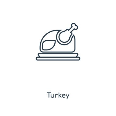 Türkiye'nin simgesi modaya uygun bir tasarım tarzı. Türkiye'nin simgesi beyaz arka plan üzerinde izole. Türkiye'de vektör simgesi basit ve modern düz simgesi web sitesi, mobil, logo, app, UI. Türkiye'nin simge vektör çizim, Eps10.