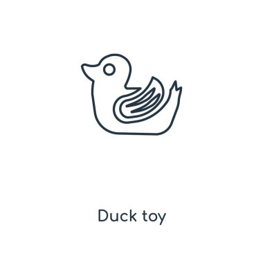 ördek oyuncak simge modaya uygun bir tasarım tarzı. ördek oyuncak simgesi beyaz arka plan üzerinde izole. ördek oyuncak vektör simgesi basit ve modern düz simgesi web sitesi, mobil, logo, app, UI. ördek oyuncak simge vektör çizim, Eps10.