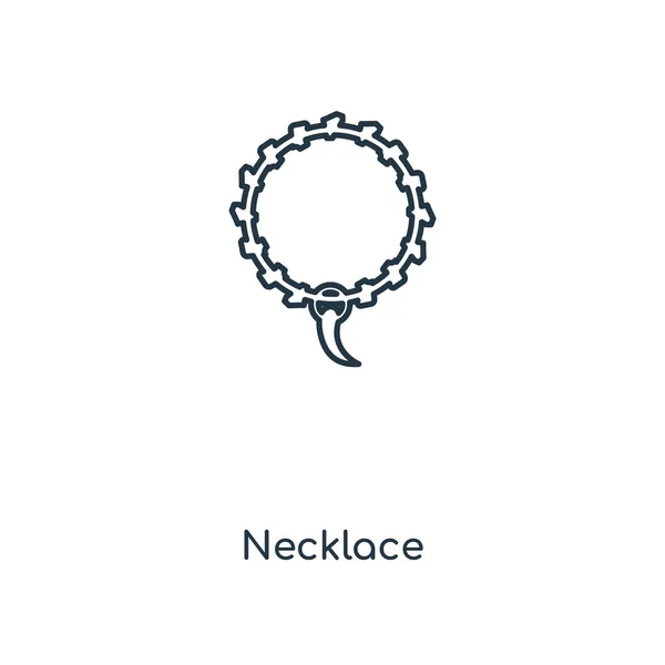 Icono Collar Estilo Diseño Moda Icono Del Collar Aislado Sobre — Vector de stock